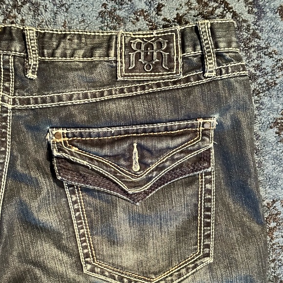 Rock Revival Request Men’s blue jeans 34w/32 - Picture 10 of 11